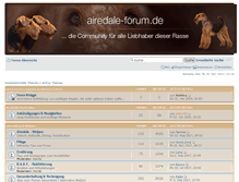 Tablet Screenshot of airedale-forum.de